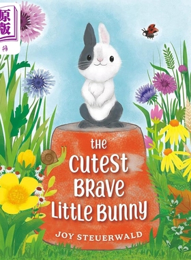 可爱勇敢的小兔子 Joy Steuerwald The Cutest Brave Little Bunny英文原版进口 儿童绘本 图画故事 精装精品绘本【中商原版?