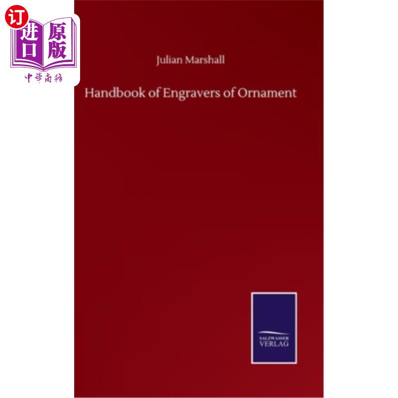海外直订Handbook of Engravers of Ornament 装饰雕刻师手册