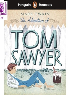 Penguin Readers L2 The Adventures of Tom Sawyer ELT企鹅分级文学经典2级 汤姆索亚历险记 儿童英文分级阅读【中商原版】
