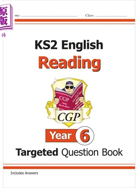 英国CGP KS2 English Targeted Question Book: Reading - Year 6【中商原版】