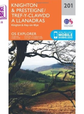 海外直订Knighton and Presteigne Tref-y-Clawdd a Dyffryn ... 奈顿和普雷斯泰涅 骑士和伊兰谷