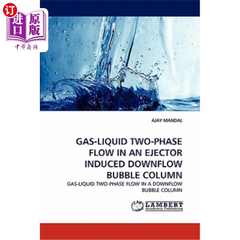 海外直订Gas-Liquid Two-Phase Flow in an Ejector Induced Downflow Bubble Column 喷射器诱导下流气泡塔内气液两相流动
