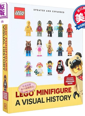 乐高迷你人仔图史 更新增补版 LEGO Minifigure A Visual History 英文原版 DK 超级英雄 电子游戏角色【中商原版】