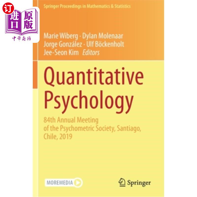 海外直订Quantitative Psychology: 84th Annual Meeting of the Psychometric Society, Santia 量化心理学:心理测量学会第8