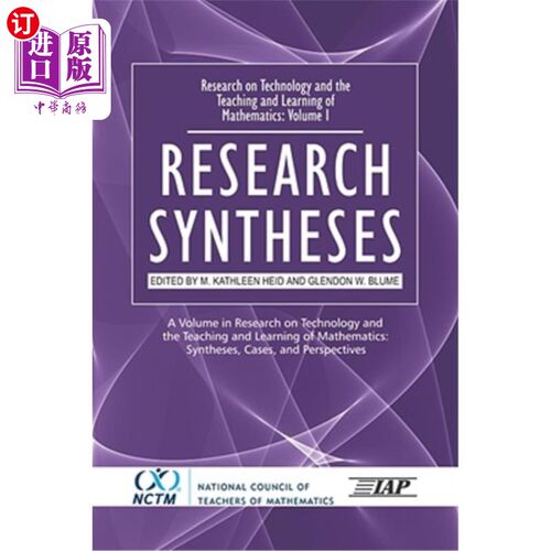 海外直订Research on Technology and the Teaching and Learning of Mathematics: Vol. 1, Res 技术与数学教学研究：第一卷