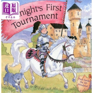 儿童绘本 中商原版 Tournament First 英文原版 立体故事 Knights 冒险故事图画书 进口图书 pop 现货 骑士锦标赛