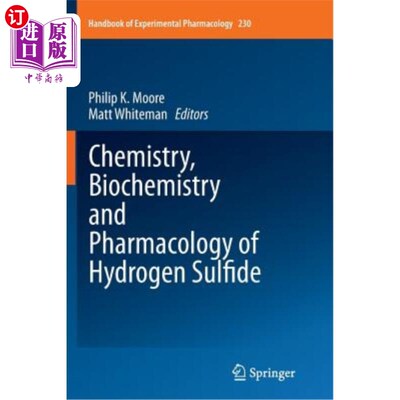 海外直订医药图书Chemistry, Biochemistry and Pharmacology of Hydrogen Sulfide 硫化氢的化学、生物化学和药理学