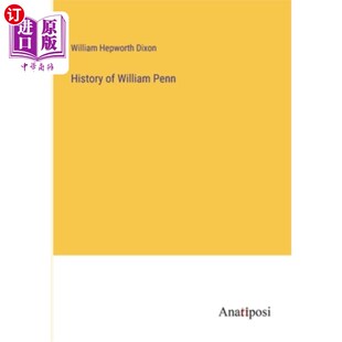 威廉·佩恩 海外直订History Penn William 历史