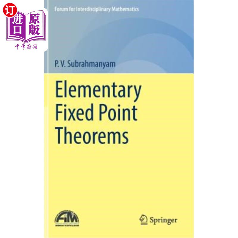 海外直订Elementary Fixed Point Theorems 基本不动点定理