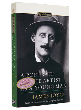 【中商原版】一个年轻男子的肖像 英文原版 经典文学 A Portrait of the Artist as a Young Man James Joyce Signet Classic