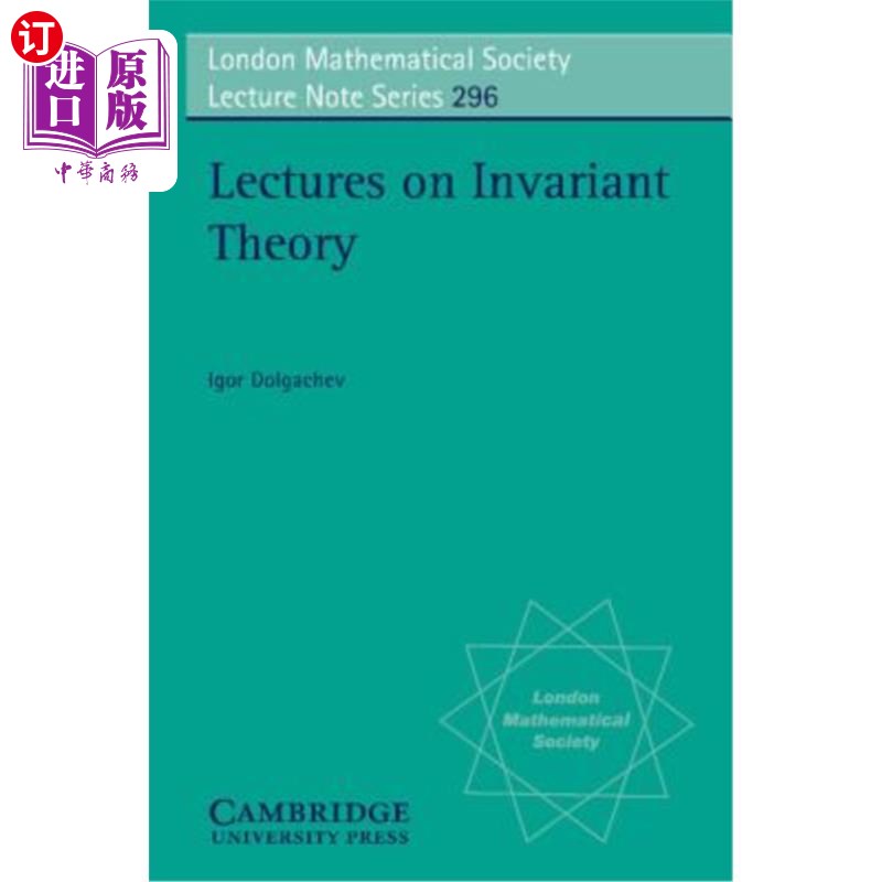 海外直订Lectures on Invariant Theory 不变理论讲座