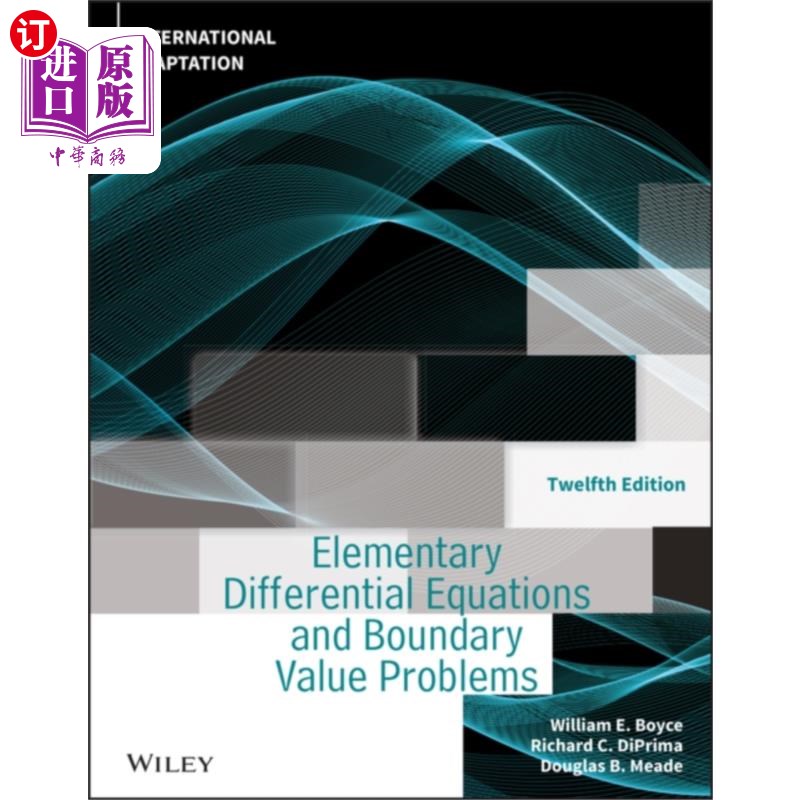 海外直订Elementary Differential Equations and Boundary V...初等微分方程和边值问题，第十二版国际改编