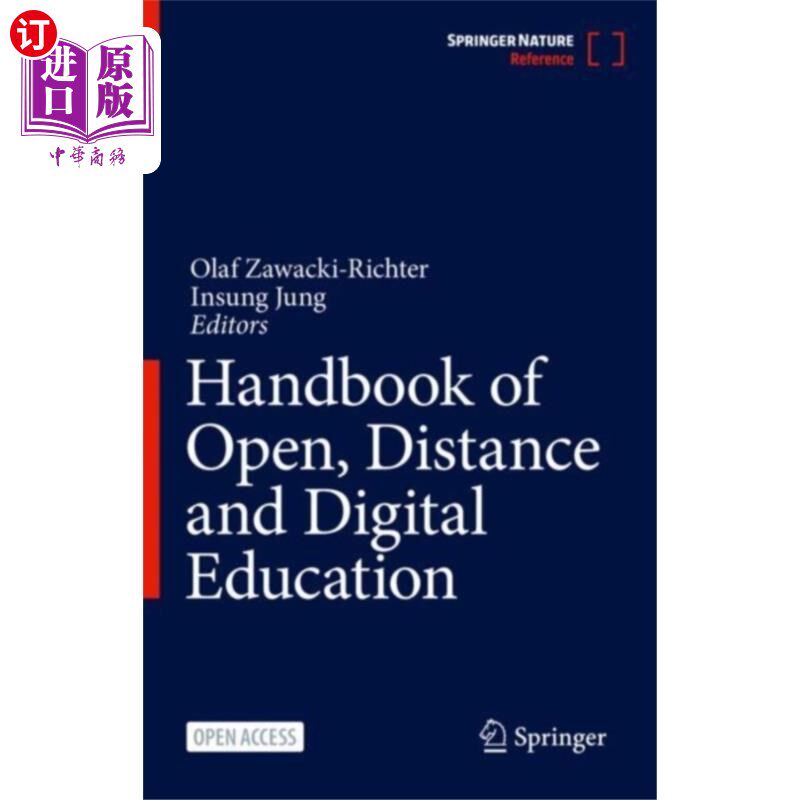 海外直订Handbook of Open, Distance and Digital Education 开放、远程和数字教育手册