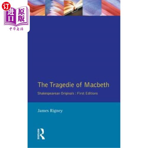 海外直订The Tragedie of Macbeth: The Folio of 1623 《麦克白悲剧：1623年的对开本》