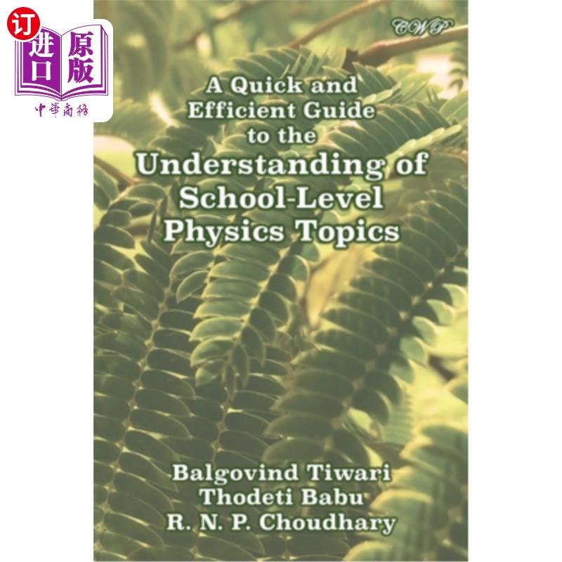 海外直订A Quick and Efficient Guide to the Understanding of School-Level Physics Topics 一个快速和有效的指导，以了