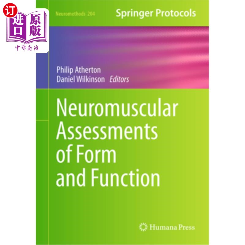 海外直订医药图书Neuromuscular Assessments of Form and Function 形式和功能的神经肌肉评估