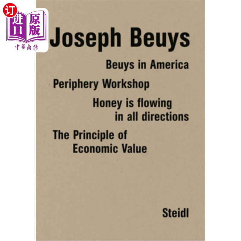 海外直订Joseph Beuys: Four Books in a Box 约瑟夫·博伊斯:《盒子里的四本书》