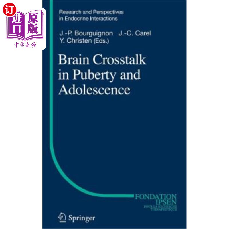 海外直订医药图书Brain CrossTalk in Puberty and Adolescence 青春期和青春期的脑相声