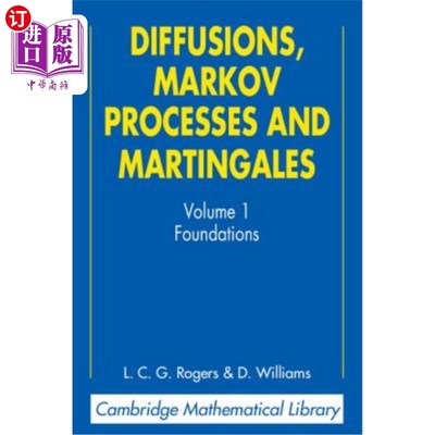 海外直订医药图书Diffusions, Markov Processes, and Martingales: Volume 1, Foundations 扩散、马尔可夫过程和鞅：第1卷