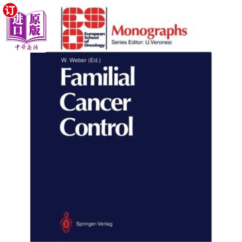 海外直订医药图书Familial Cancer Control 家族性癌症控制