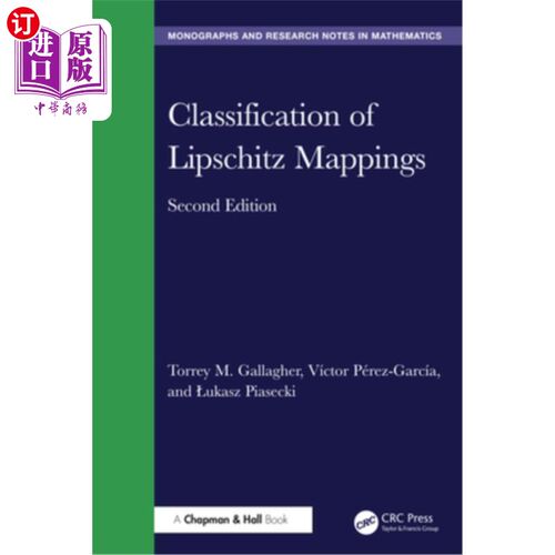 海外直订Classification of Lipschitz Mappings Lipschitz映射的分类