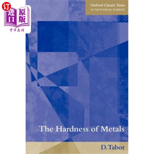 按需印刷The Hardness of Metals 金属的硬度
