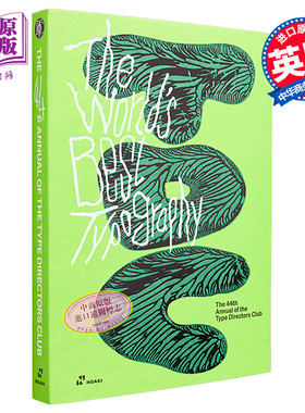 NY TDC The 44th Annual of the Type Directors Club 2023 进口艺术 纽约字体指导俱乐部年鉴44 字体设计【中商原版】