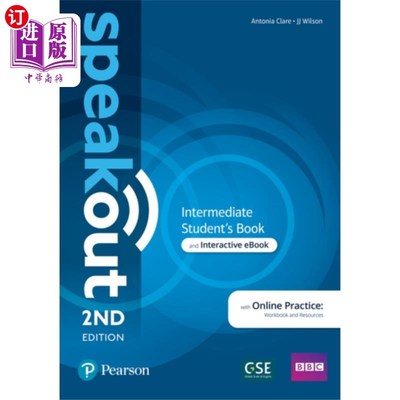 海外直订Speakout 2ed Intermediate Student's Book & Inter... Speakout 2ed中级学生图书与MyEnglishLab互动电子书及数字