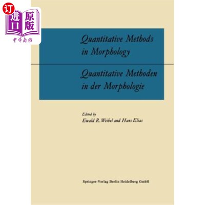 海外直订医药图书Quantitative Methods in Morphology / Quantitative Methoden in Der Morphologie: P 形态学中的定量方法