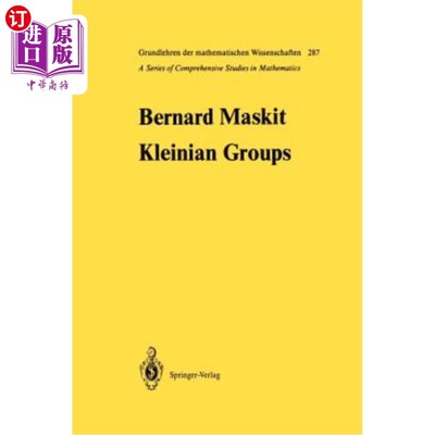 海外直订Kleinian Groups 克莱因群