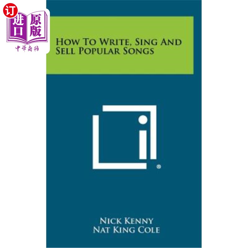 海外直订How to Write, Sing and Sell Popular Songs 如何写、唱、卖流行歌曲