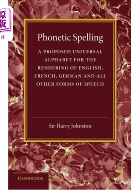 海外直订Phonetic Spelling: A Proposed Universal Alphabet for the Rendering of English, F 拼音