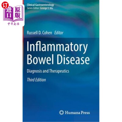 海外直订医药图书Inflammatory Bowel Disease: Diagnosis and Therapeutics 炎症性肠病:诊断和治疗