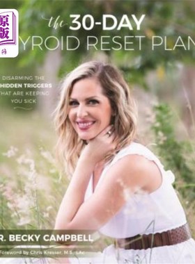海外直订医药图书The 30-Day Thyroid Reset Plan: Disarming the 7 Hidden Triggers That Are Keeping  30天甲状腺重置计划