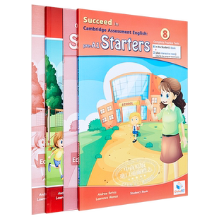 现货 剑桥国际少儿英语YLE考试教材自学套装含学习手册及十套真题附音频答案 Starters Pack (Succeed in Starter & i-Start)