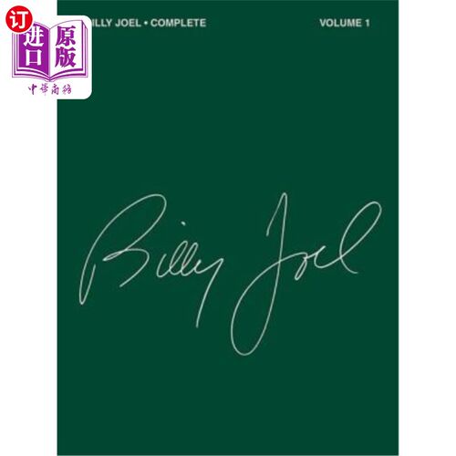 海外直订Billy Joel Complete - Volume 1 比利·乔尔全集-第一卷