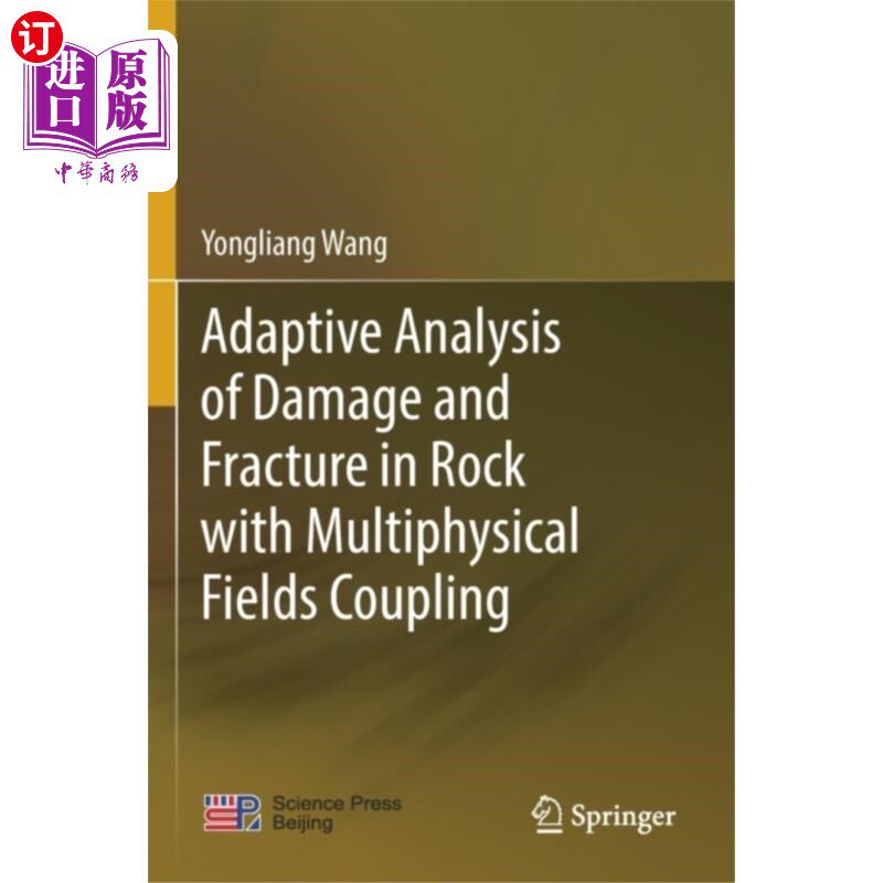 海外直订Adaptive Analysis of Damage and Fracture in Rock... 多物理场耦合的岩石损伤断裂自适应分析