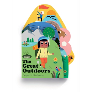 异形书 户外游记 Bookscape Board Books The Great Outdoors英文原版纸板书 儿童纸板绘本 低幼童书 亲子共读【中商原版】