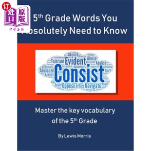 Words need absolutely 海外直订5th know vocabulary key you the Master 词汇： 五年级绝对需要知道 Grade
