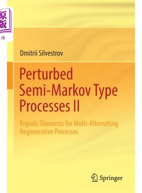 海外直订Perturbed Semi-Markov Type Processes II 摄动半马尔可夫型过程2