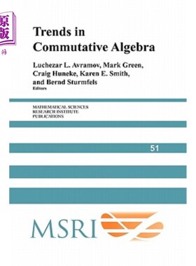 海外直订Trends in Commutative Algebra 交换代数的发展趋势