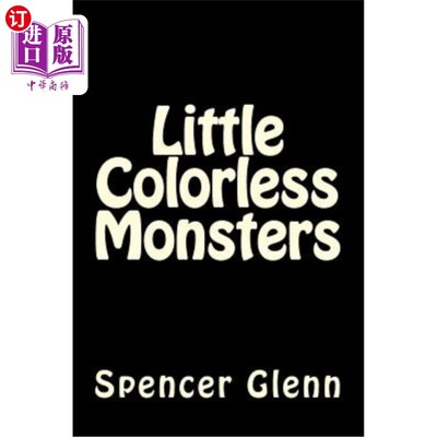 海外直订Little Colorless Monsters 无色的小怪物