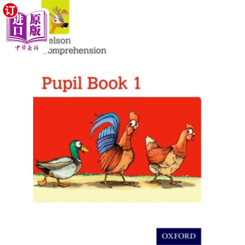 海外直订Nelson Comprehension: Year 1/Primary 2: Pupil Bo... 尼尔森理解:一年级/小学二年级:小学生第一册(每包15册)