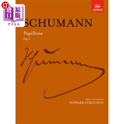 海外直订Papillons, Op. 2 蝴蝶犬，作品。 2个