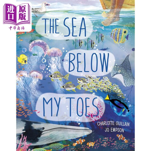 现货 The Sea Below My Toes 脚下的大海 英文原版儿童精装绘本 故事绘本 4到6岁 Charlotte Guillain【中商原版】