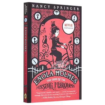 夏洛克福尔摩斯周边书英文原版 天才少女福尔摩斯1 An Enola Holmes Mystery 福尔摩斯周边小说英文版 福尔摩斯小姐