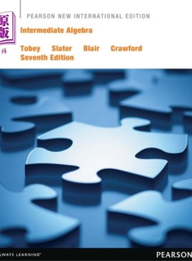 海外直订Intermediate Algebra: Pearson New International Edition 中级代数：皮尔逊新国际版