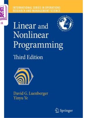 海外直订Linear and Nonlinear Programming 线性和非线性规划