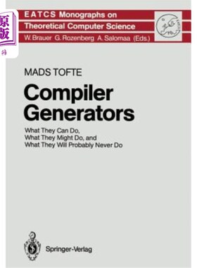 海外直订Compiler Generators: What They Can Do, What They Might Do, and What They Will Pr 编译器生成器：他们能做什么