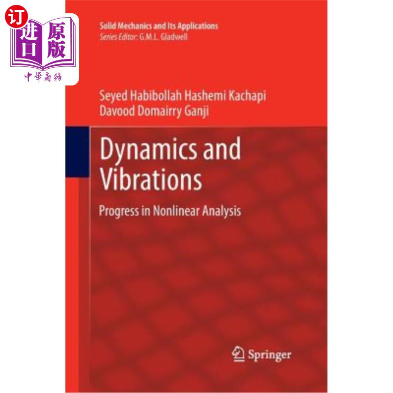 海外直订Dynamics and Vibrations: Progress in Nonlinear Analysis 动力学与振动:非线性分析的进展